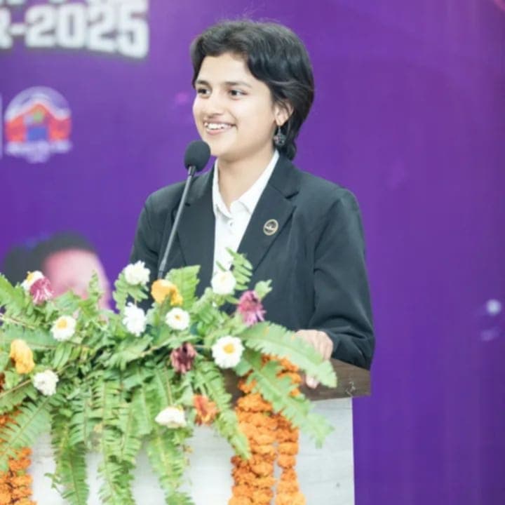द स्पिकिङ टाइटन्स’ को फाइनलमा नेपाल ल क्याम्पसमा अध्ययनरत कानुनको विद्यार्थी आस्था कलौनी