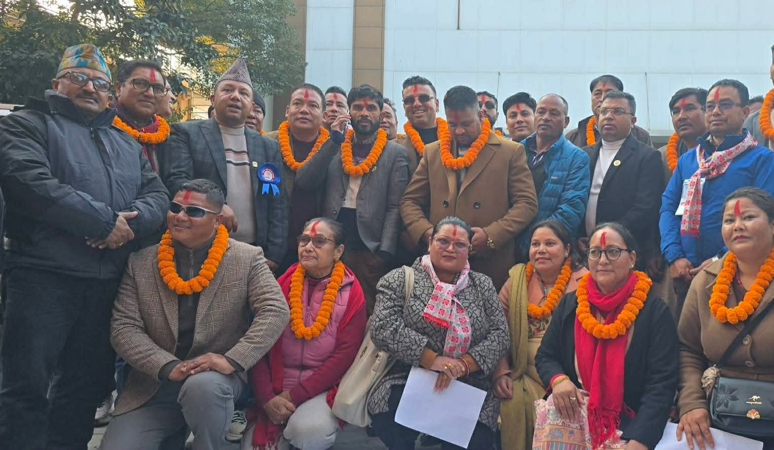 उद्योग व्यापार महासंघ ललितपुरको नयाँ कार्यसमितिद्वारा शपथ ग्रहण - Image 1