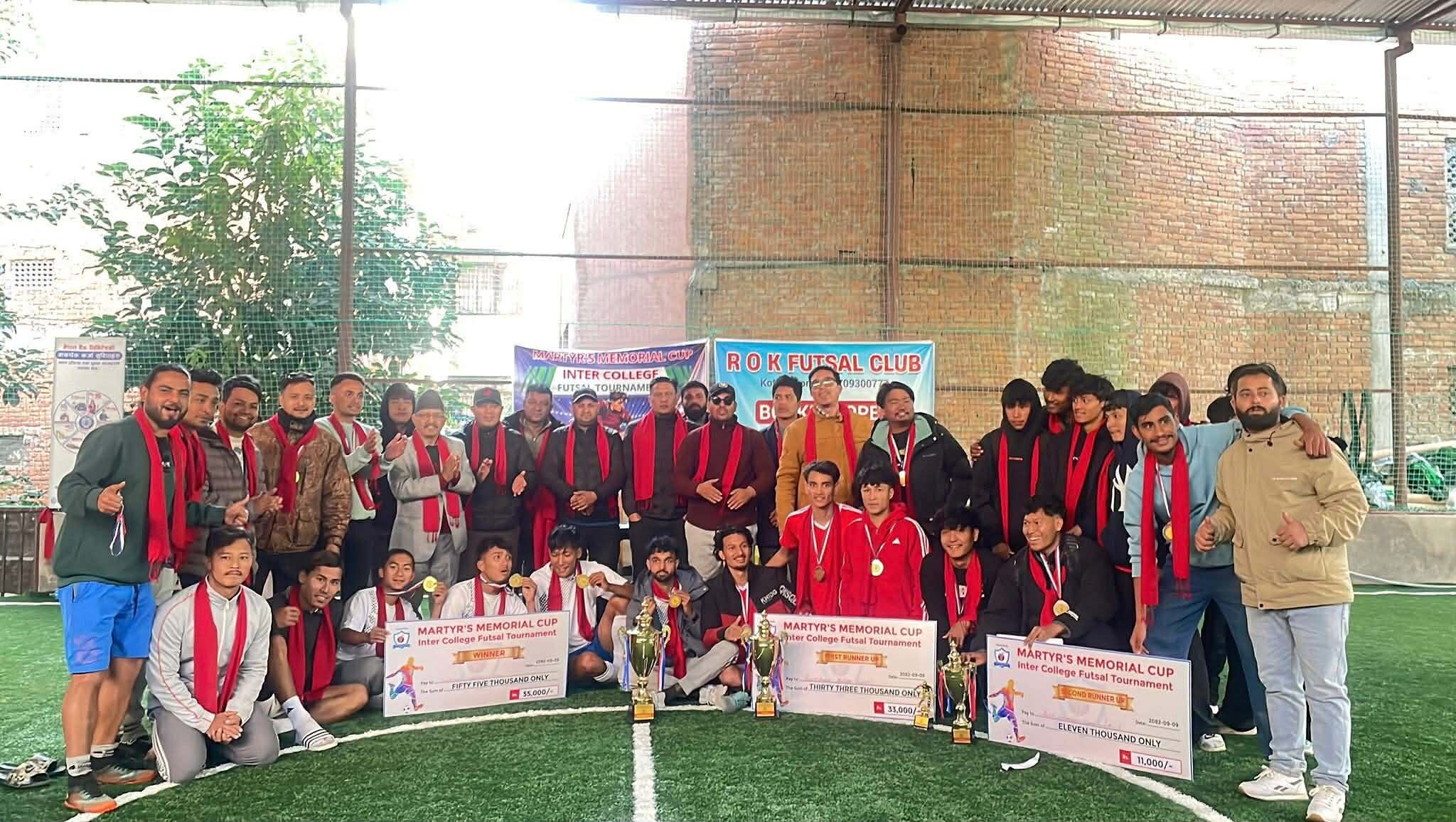 २२ कलेज सहभागी 'सहिद स्मृति कप' सम्पन्न - Image 1